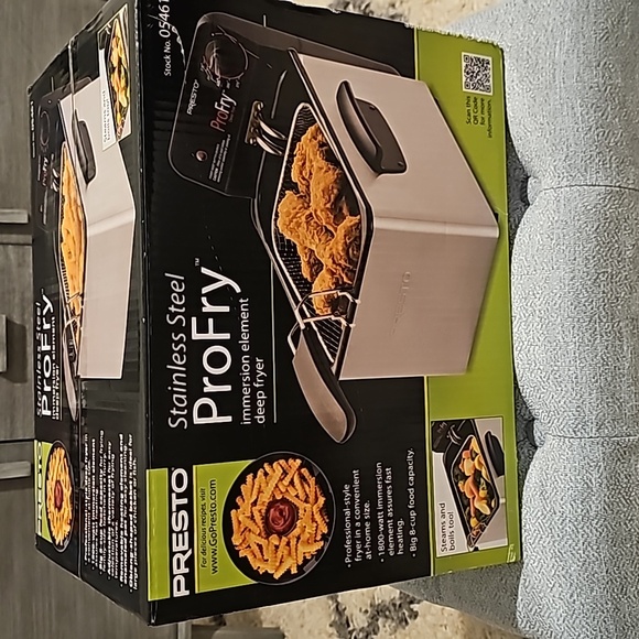 Presto Stainless Steel Pro Fry Immersion Element Deep Fryer - Picture 2 of 4